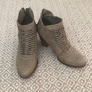 Tan Suede Fergalicious Boots